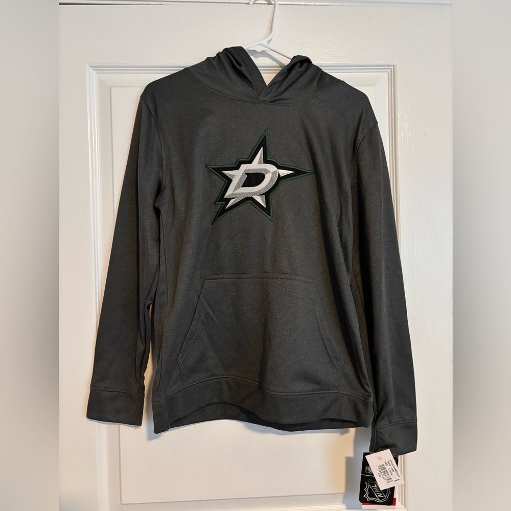NWT Official NHL merch Dallas Stars Hoodie - Youth Size Large - brand new